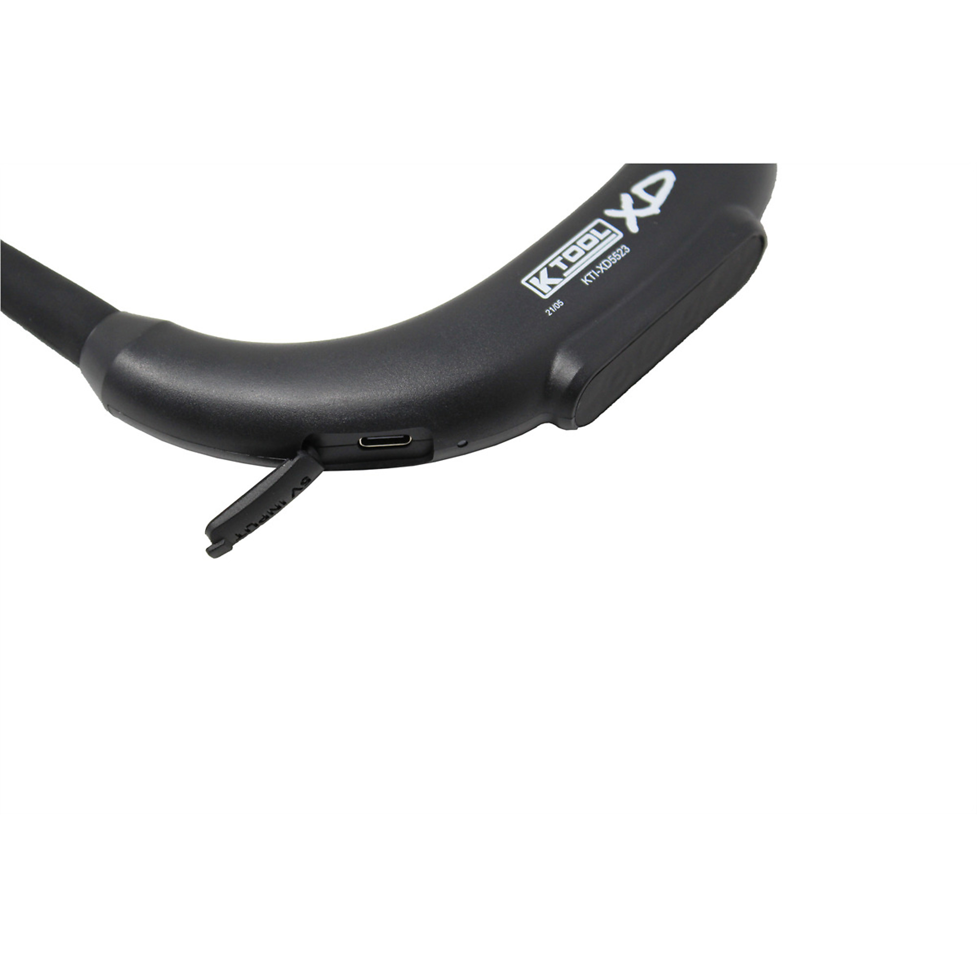 K Tool International Rechargeable Neck Work Light — 300/150 Lumens, Dimmable, Flexible, Magnetic, Model# KTIXD5523